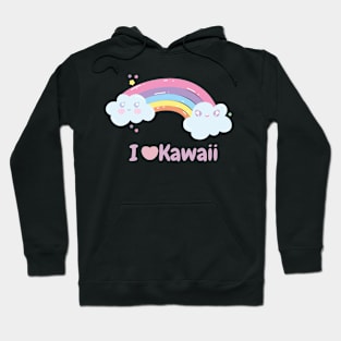 kawaii rainbow Hoodie